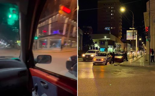 Corrían picadas en el centro, los multaron y publicaron el video del momento