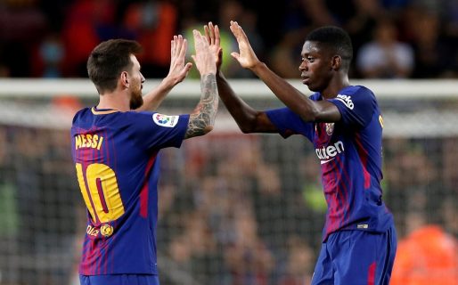 No se olvidó de Messi: la mención especial que hizo Dembélé luego de ganar el Balón de Oro