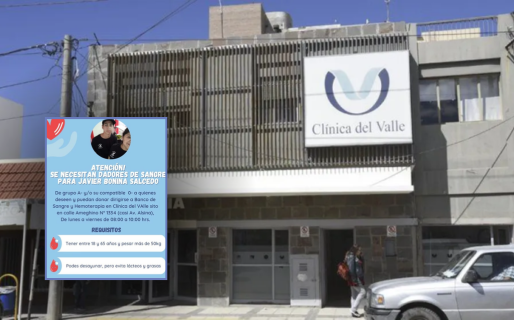 Reiteraron un llamado urgente a donantes de sangre para Pablo: «Gracias a quienes puedan acercarse a donar»