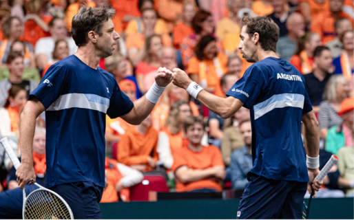 Argentina le ganó el partido de dobles a Países Bajos y se clasificó para las Finales de la Copa Davis 2025