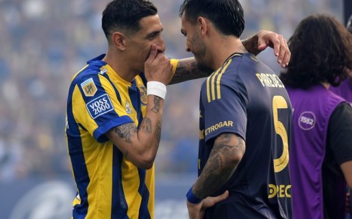 Con Di María y Paredes en cancha, Rosario Central y Boca firmaron un entretenido empate
