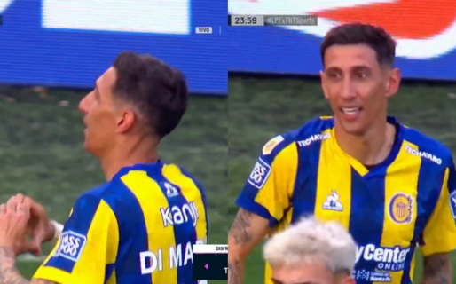 El golazo olímpico de Ángel Di María que le dio el empate a Rosario Central ante Boca