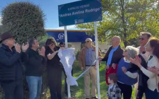 Nombraron Andrea Avelina Rodrigo a la histórica plazoleta de Km3