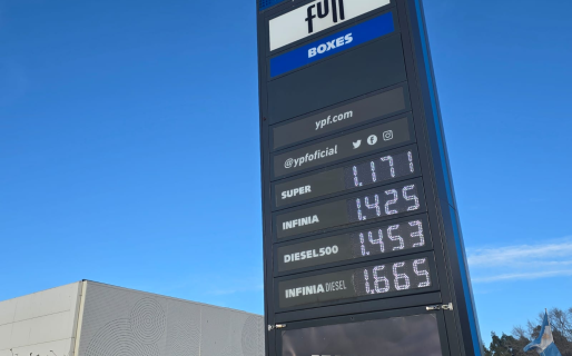 Volvieron a aumentar los combustibles: En Comodoro el litro de nafta ya superó los $1.100