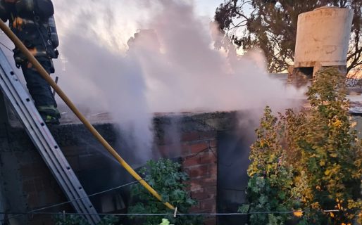 <strong>Incendio en una vivienda del barrio Las Flores</strong>