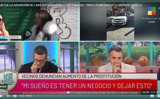 Una de las jóvenes asesinadas apareció en TV hace una semana: habló sobre las denuncias de prostitución
