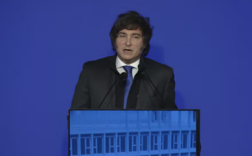 Milei dijo que el “pánico político” hace subir el riesgo país y pidió “seguir para adelante”