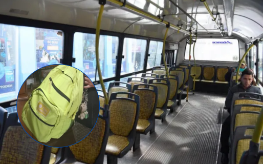 Recuperaron la mochila con los elementos de fútbol que se había perdido en un colectivo