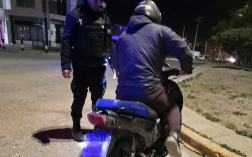 Le secuestraron la moto a un joven por falta de documentación