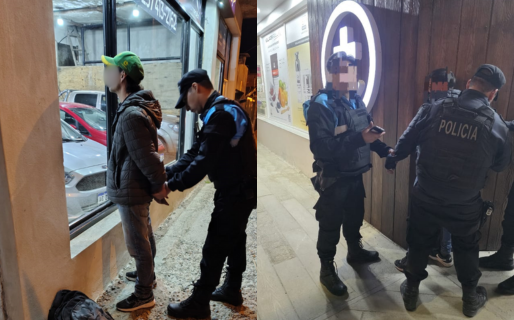 Detuvieron a dos prófugos en distintos operativos realizados en avenida Kennedy