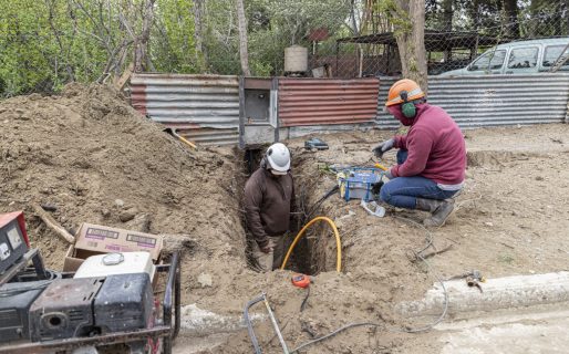 Avanza la ampliación de la obras de gas y mantenimiento vial en Bella Vista Sur