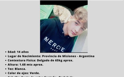 Buscan a un adolescente desaparecido en Comodoro
