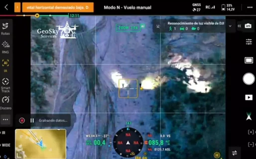 Continúa la búsqueda de la pareja desaparecida en Comodoro con apoyo tecnológico aéreo