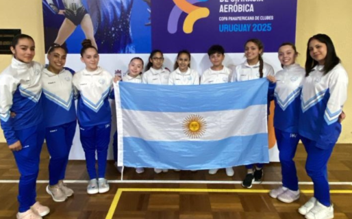 La Escuela de Gimnasia Aeróbica del Gimnasio 4 se trajo cuatro medallas de Uruguay