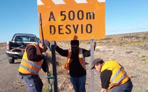 Continúa el desvío en la Ruta Nacional Nº 26 por tareas del Sistema Acueductos