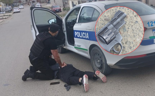 Un adolescente de 16 años fue demorado tras ser descubierto con un arma de fuego