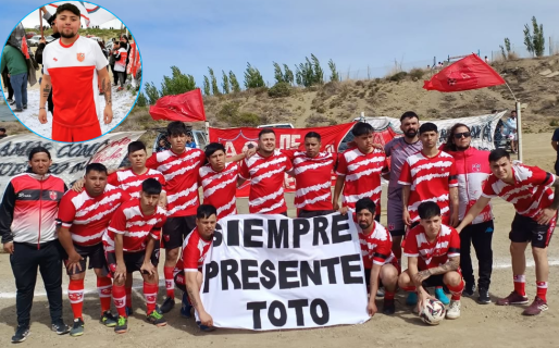 Sentido homenaje a ‘Toto’ Díaz en el fútbol barrial