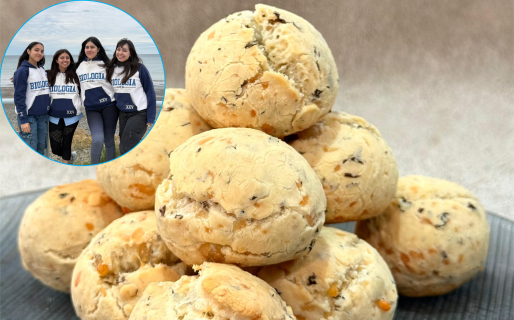 Estudiantes comodorenses crearon un chipá con algas y langostino