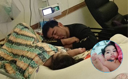 El sacrificio detrás de la foto: cómo afrontan Marcos y Rocío la internación de Aluminé