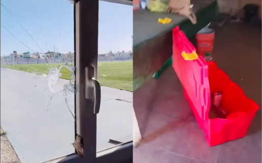 Robaron en el buffet de Deportivo Roca y se llevaron desde gaseosas hasta una freidora