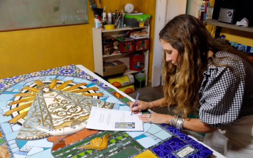 La historia del mosaico de la Virgen de Luján que soñó el Papa Francisco