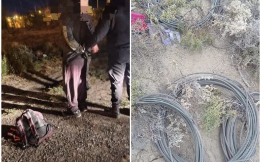 Lo descubrieron cortando cables y escondiendo el botín