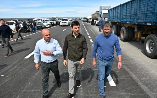 Torres habilitó el tramo central de la Doble Trocha Trelew – Puerto Madryn, una obra postergada durante más de 20 años