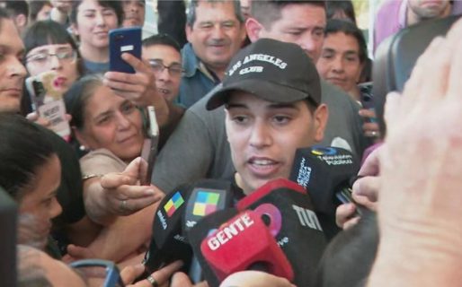 Thiago Medina recibió el alta después de 28 días y habló al salir del hospital: “Quiero ver a mis hijas”