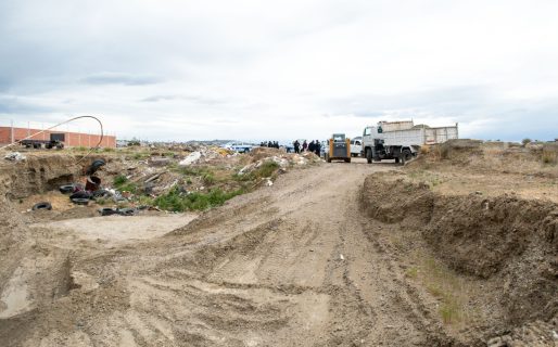 El Municipio denunció hurto de áridos en tierras fiscales de Km 8