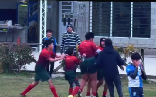 Lo suspendieron cinco años por festejar un try