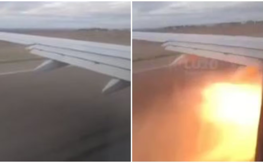 Un avión no pudo despegar de Trelew por un fogonazo tras la falla del motor