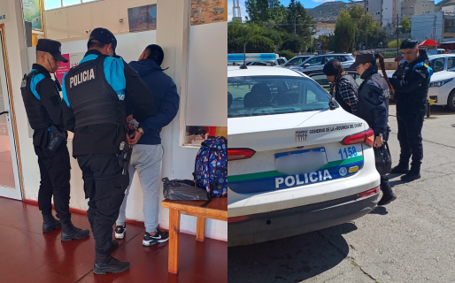 Un mismo control atrapó a dos prófugos: el hombre iba rumbo a Pico Truncado y la mujer a Trelew