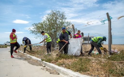 Amplio trabajo de limpieza en barrio Stella Maris