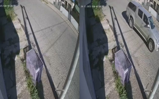 La última imagen de la camioneta en la que viajaban Pedro y Juana antes de la desaparición