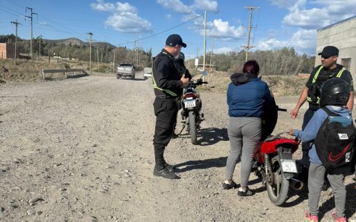 Secuestraron una moto con patente adulterada en el Cordón Forestal
