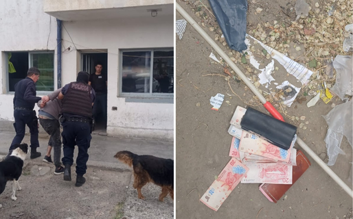 Rompió el vidrio de un taxi, robó y fue detenido en el barrio Ceferino