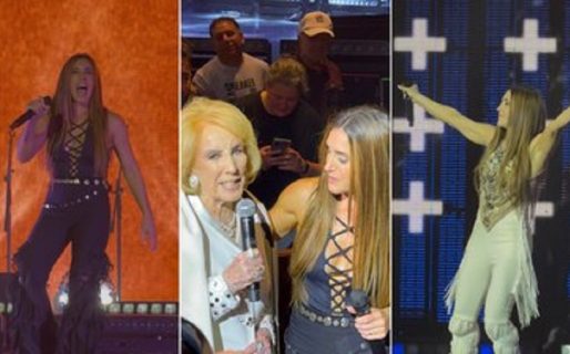 Soledad Pastorutti celebró su cumpleaños por partida doble: show a sala llena y la icónica visita de Mirtha Legrand