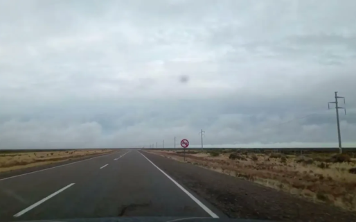 Vialidad Nacional pidió extrema precaución en rutas 3 y 26 por baja visibilidad causada por el viento