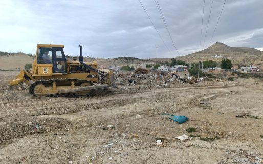 El Municipio saneó una escombrera clandestina detrás del arroyo Belgrano