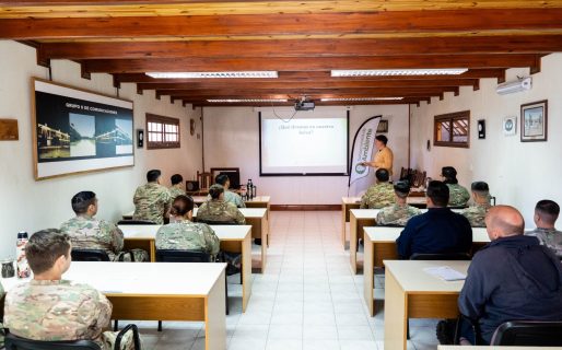 El Municipio desarrolló una jornada de capacitación ambiental para personal de la Fuerza Aérea 