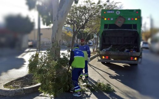 Urbana ajusta sus servicios por el alerta roja y refuerza la recolección de voluminosos