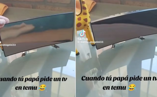Pensó que había comprado un televisor en una plataforma china y lo que le llegó lo dejó sin palabras