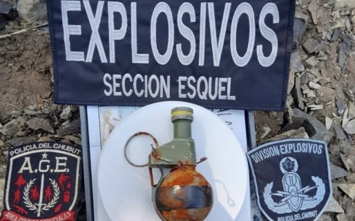 Hallaron una granada en el lago Epuyén y activan un operativo especial de Explosivos