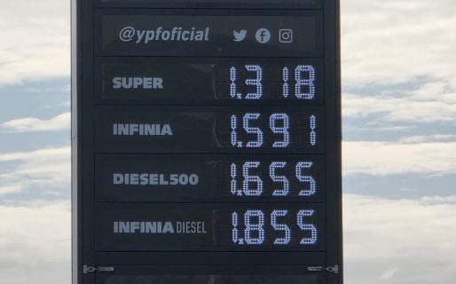 Nuevo aumento de combustibles: la nafta súper en Comodoro ya cuesta más de $1.300