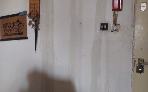 Daños, filtraciones y riesgo: una vecina de las 1008 busca respuestas tras el temporal de viento