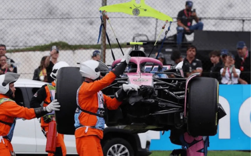 Franco Colapinto chocó y quedó afuera de la Sprint del GP de Brasil de la Fórmula 1