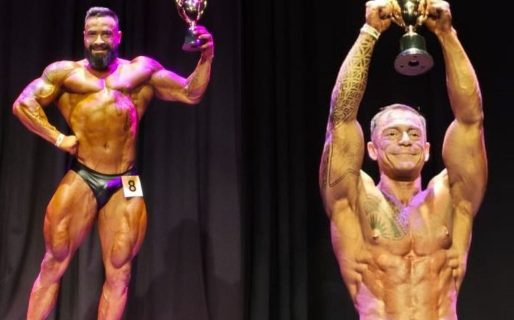 Dos comodorenses quedaron en lo más alto del podio en el Campeonato “Comodoro Muscleshow”