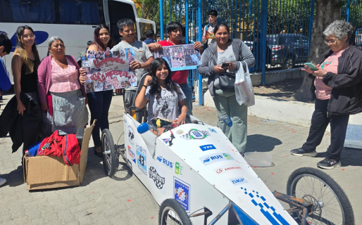 Estudiantes de la Escuela 749 representaron a Comodoro en Entre Ríos con un vehículo construido por ellos