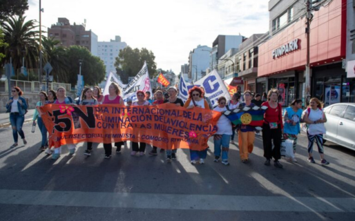 Se concretó la marcha por el Día Internacional de la Eliminación de la Violencia contra las Mujeres