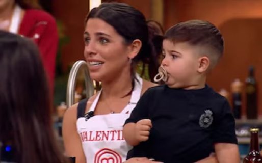 Valentina Cervantes llevó a su hijo Benjamín a MasterChef Celebrity: las travesuras que hicieron reír a todos